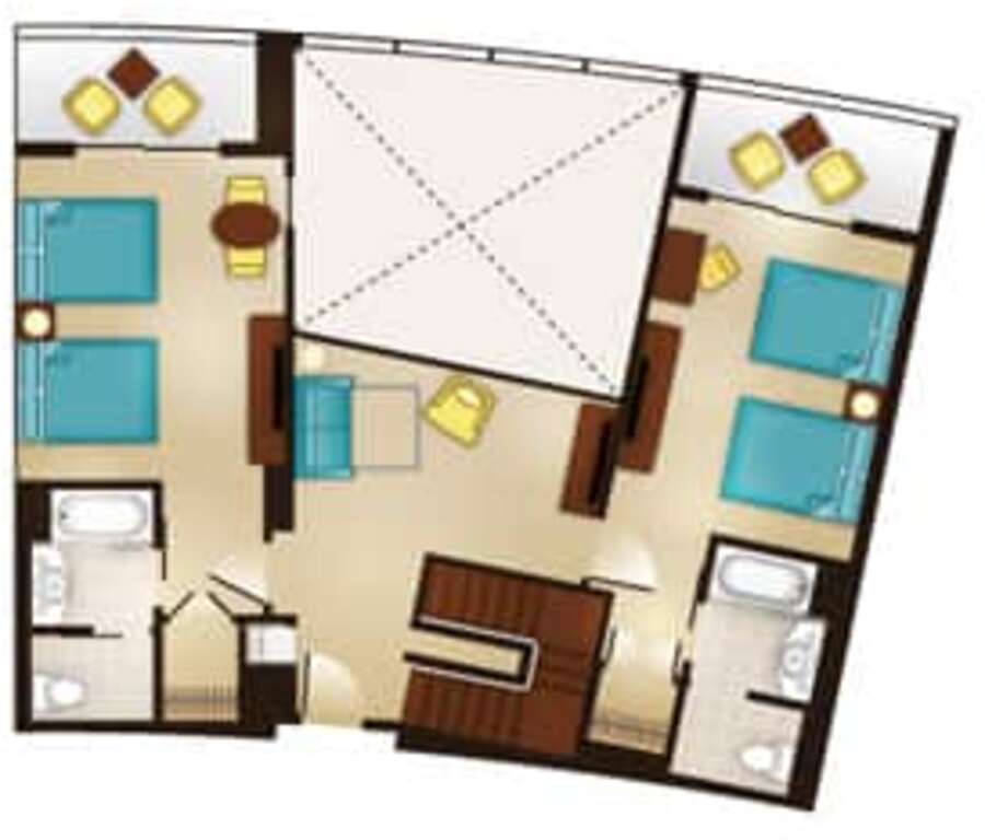 Bay Lake Tower - 3BR Floor Plan