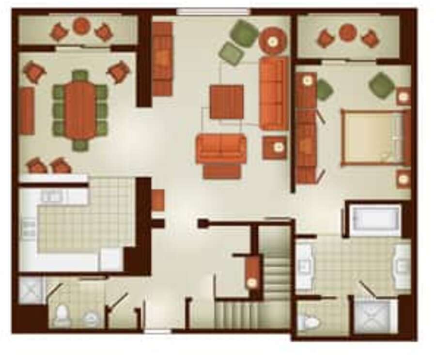 Grand Californian - 3BR Floor Plan