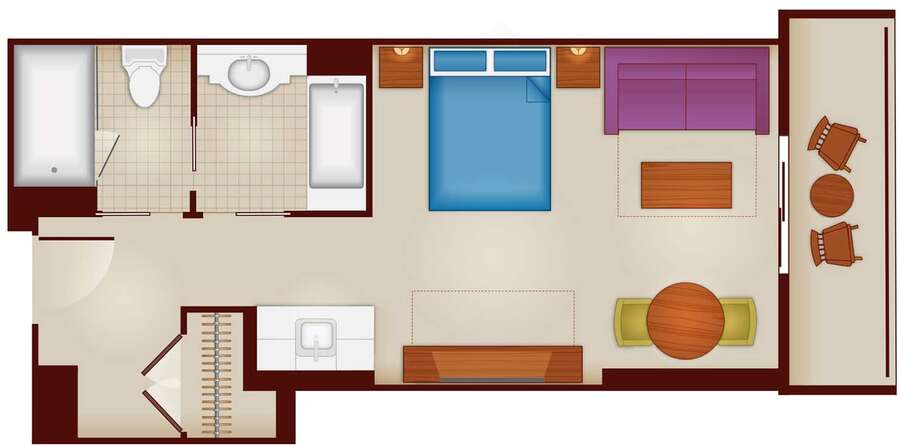 Riviera - Studio Floor Plan