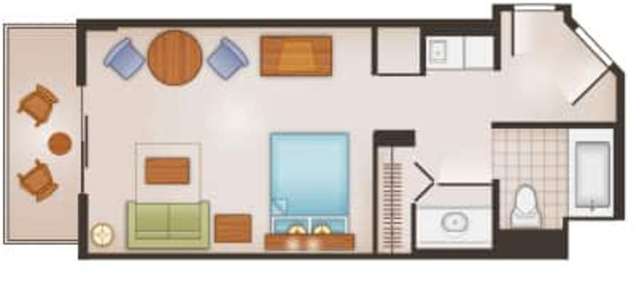 Saratoga Springs - Studio Floor Plan