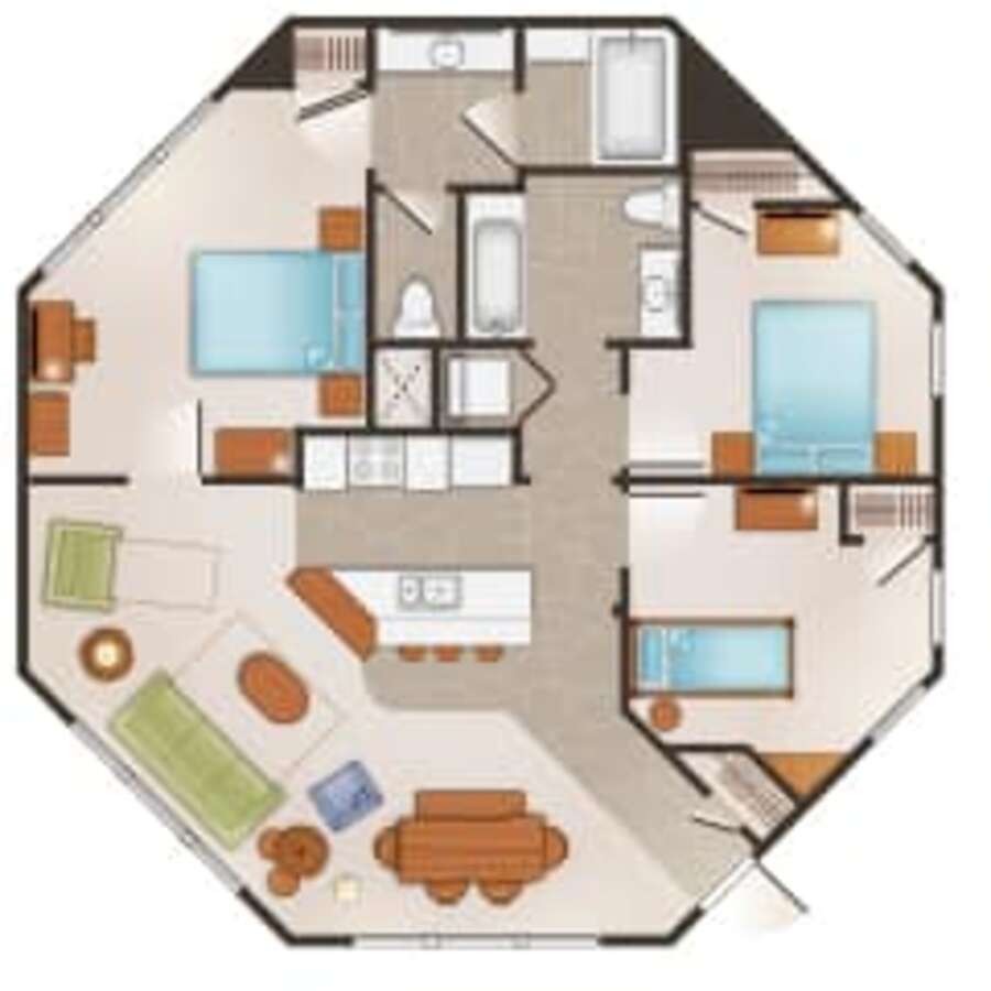 Saratoga Springs - Treehouse Floor Plan