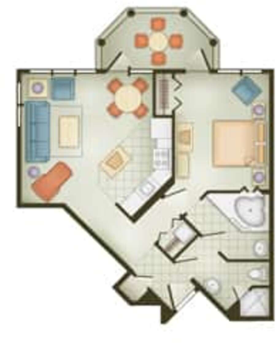 Vero Beach - 1BR Floor Plan