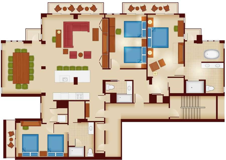 Copper Creek - 3BR Floor Plan