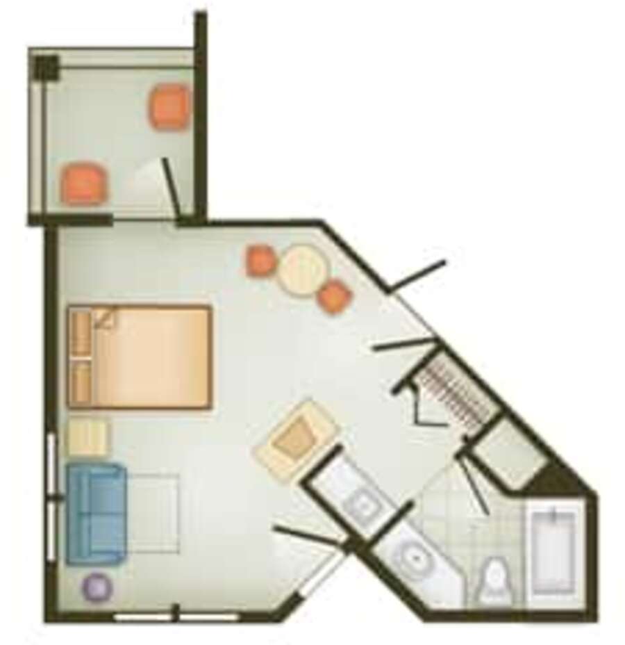 Vero Beach - Studio Floor Plan